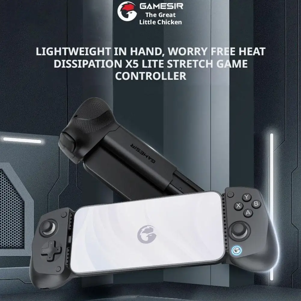 For GameSir-X5 Lite Stretching Game Controller IOS And Android Type-C Mobile Game Controller Gamepad