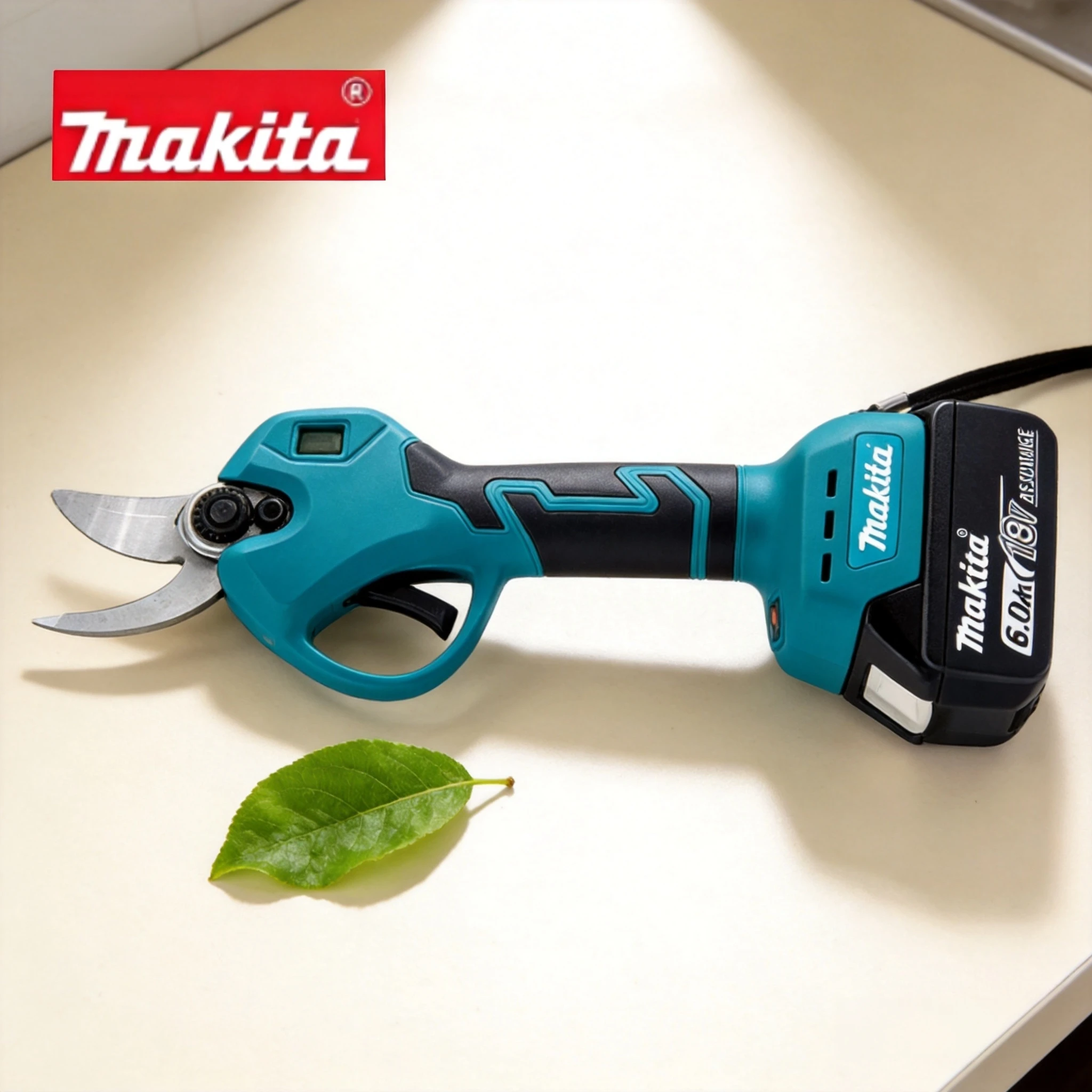 Brushless Electric Pruning Shears Garden Tool  with 0/1 LED Display Cordless Electric Scissors for Makita 18V  Battery
