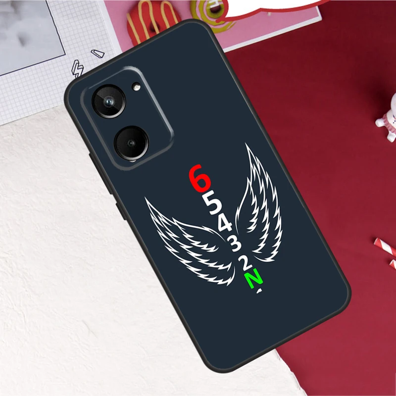 دراجة نارية نبضات القلب ل Realme C75 C71 C55 C53 C67 C61 C33 C63 C51 C65 GT7 15 Pro 10 11 12 13 14 Pro Plus Case #3