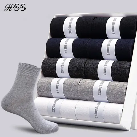 Men's Cotton Socks 10 Pairs HSS
