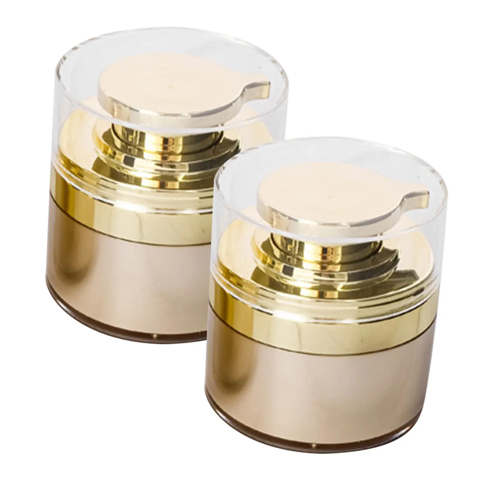 

2 шт. многоразовые контейнеры для крема для лица, легкие компактные дорожные баночки с дозатором для лосьона, многофункциональные емкости для хранения