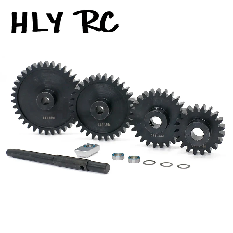 MONSTER TRUCK Universal Medium Carbon Steel Motor Gear 12T With 35T Big Gear/1.5 Modulus Pinion 6447X For XRT 1/5 X MAXX 6S/8S