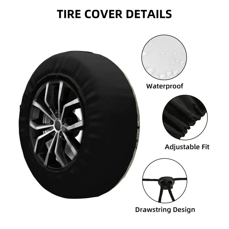 Custom One Life Live It Spare Wheel Tire Cover for Mitsubishi Pajero Jeep RV SUV 4WD 4x4 Vehicle Accessories 14\