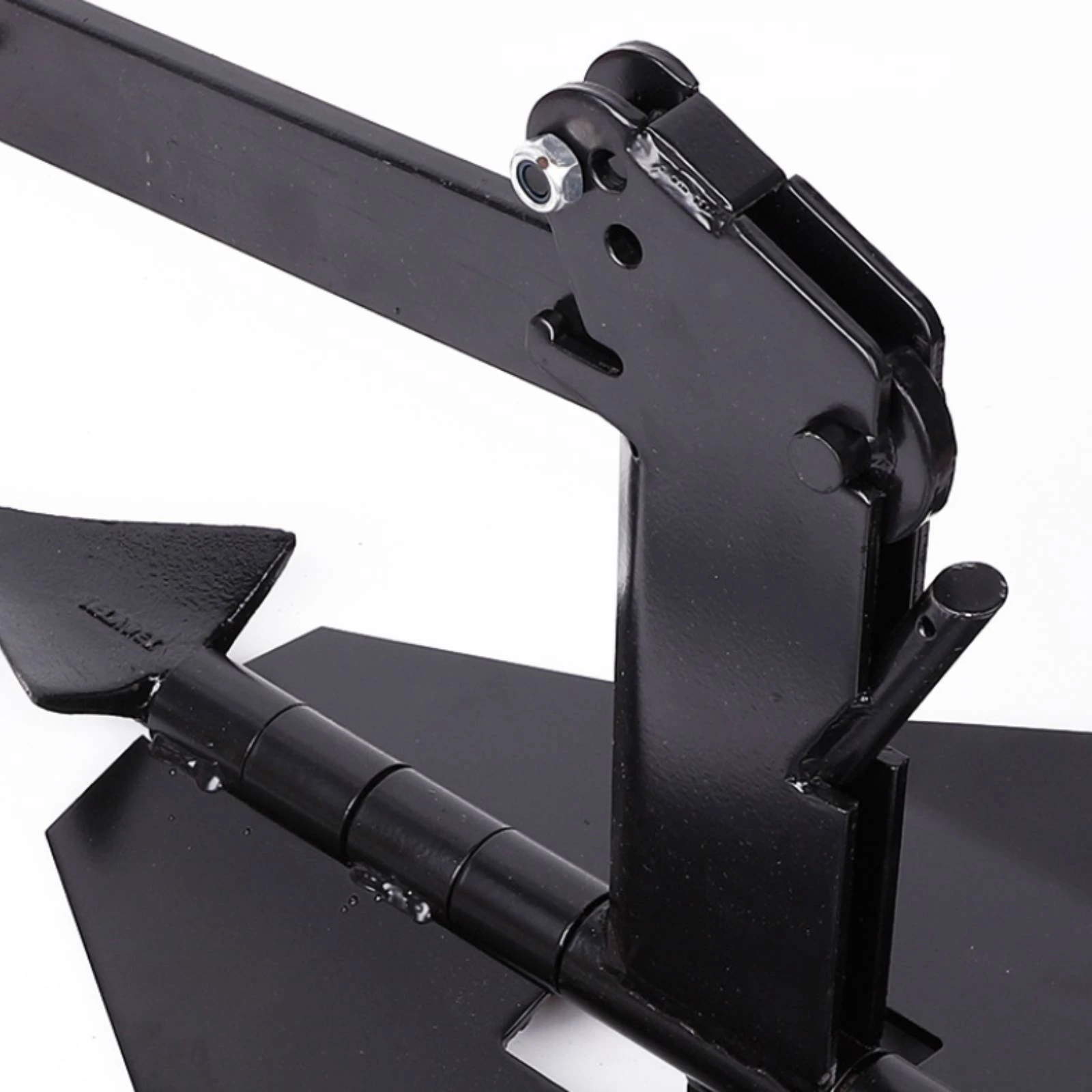 Foldable Vehicle-Recovery Ground Anchor Sturdy Carbon Steel Winch Anchor Self-Recovery Tool Versatile Compact for 4x4 Owners