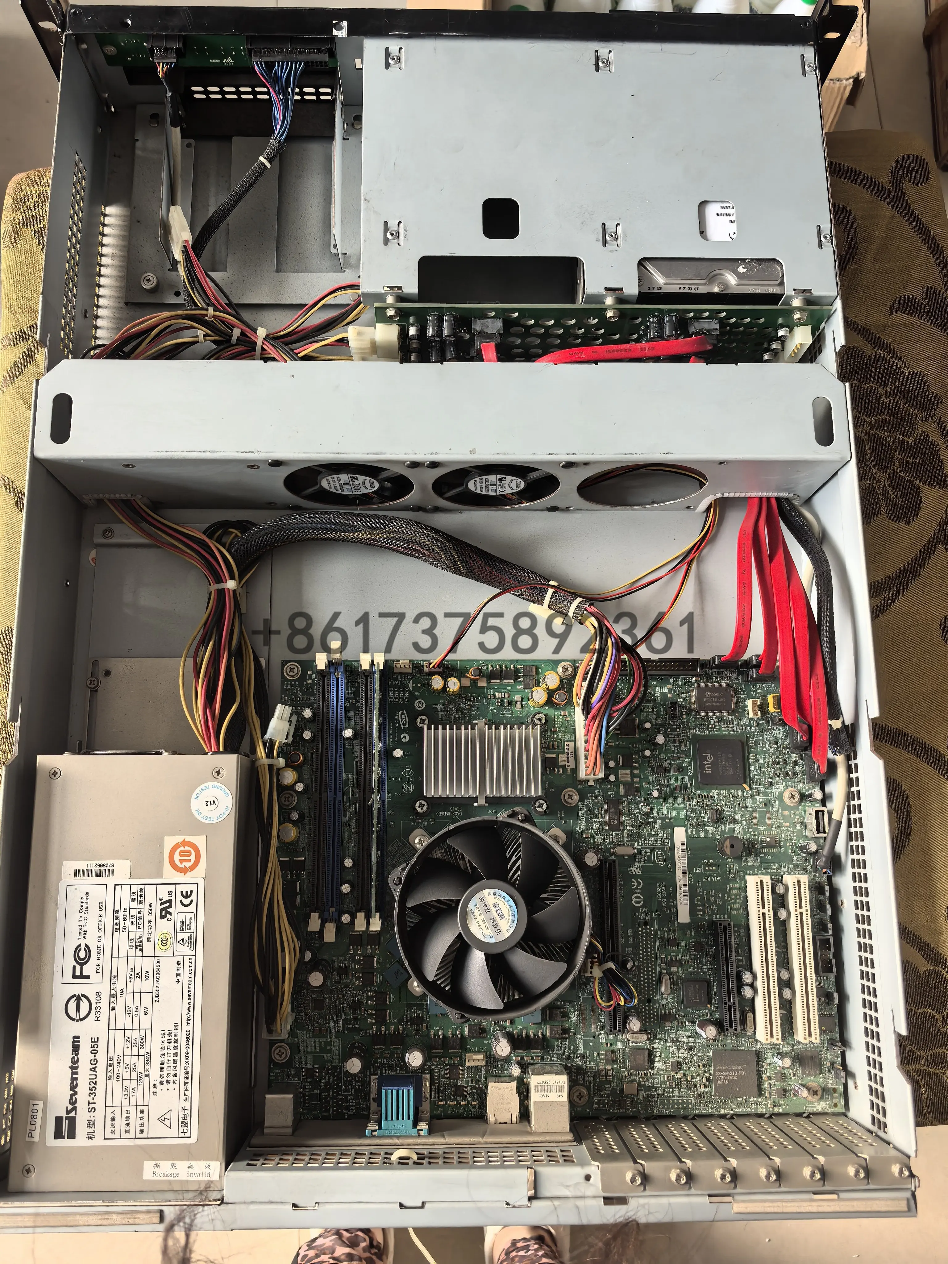 Comes with Power Supply, Motherboard, CPU, and Memory, But No Hard Drive, But It Is Fully Equipped