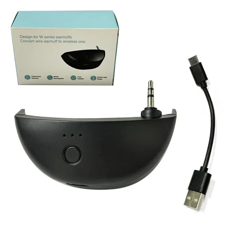 W1 Wire-controlled Headphone Bluetooth Adapter for WK Series Converter To Wireless Earmuffs Converter