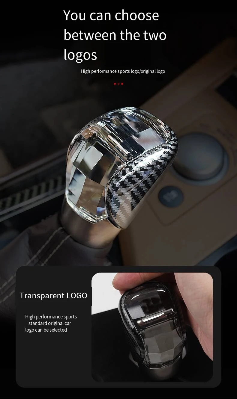 Crystal gear shift knob Suitable for Lexus 15-17 ES 15-20 NX 15-22 RX 15-21 IS 1