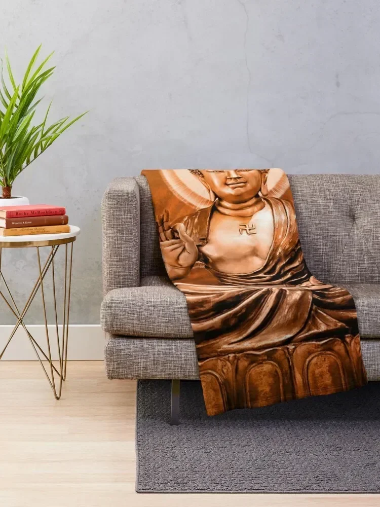 BUDDHA Throw Blanket sofa bed warm winter Soft Big warm for winter Blankets