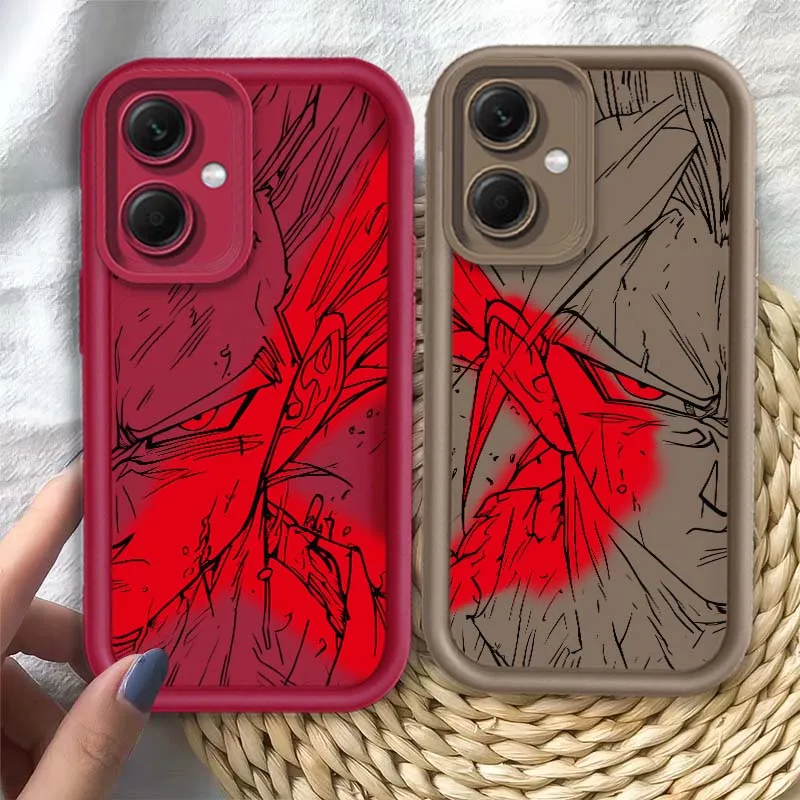 D-Dragon Ball Goku كول أنيمي ل Redmi نوت 14 13 12 11 13R 12R 12T 11T Pro Plus العين سلم جراب هاتف #2