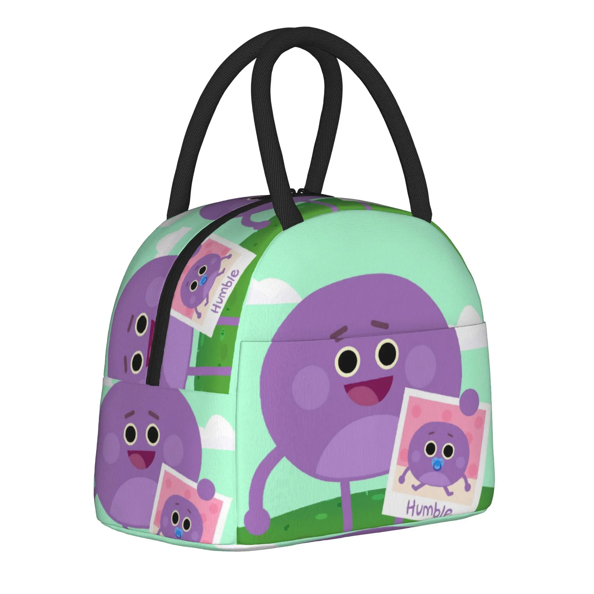 Bumbles Educational Cartoon Nums Carry Thermal Cooler Bag Humble Lightweight Insulated Lunch Bags Harajuku Bento Box For Office