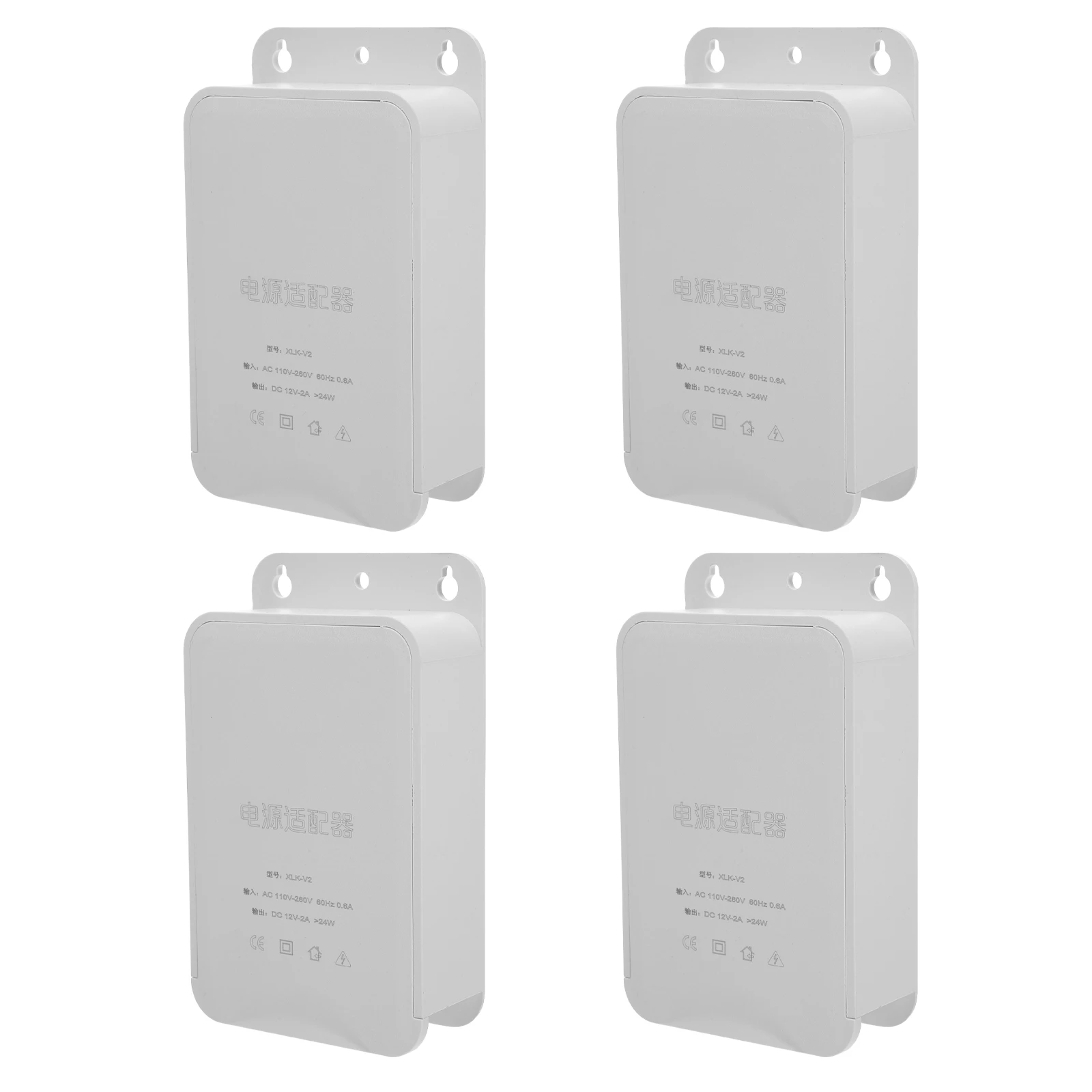 

4pcs Waterproof Electrical Box Outdoor Junction Plastic Enclosure Security Camera Monitoring Systems Coastal Areas Enhanced