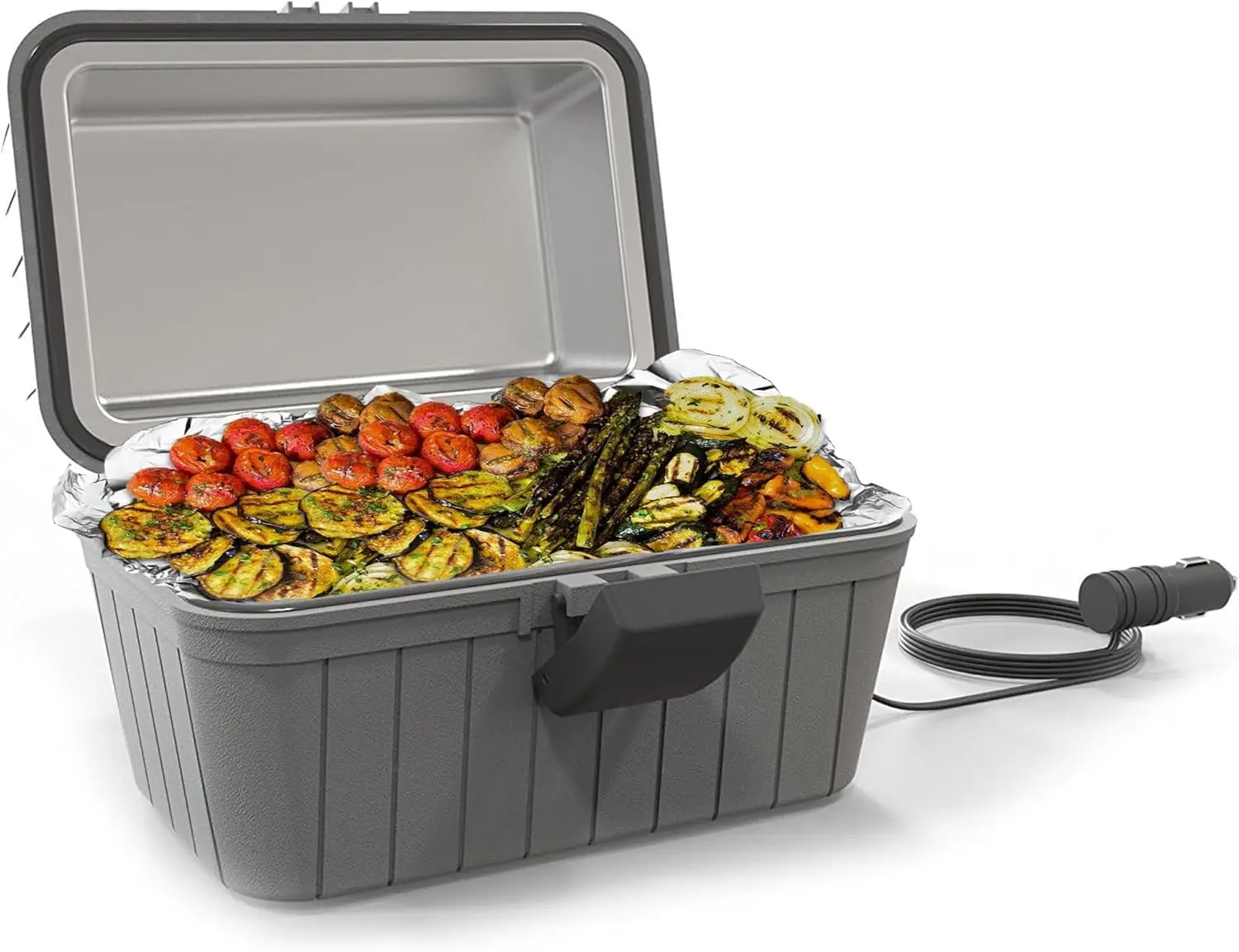 

Heated Electric Lunch Box 12-Volt Portable Stove For Car, Truck, Camping, Etc. - Enjoy Hot Delicious Meals