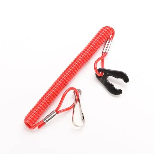 

1PC Boat Outboard Engine Motor Lanyard Kill Stop Switch Safety Tether