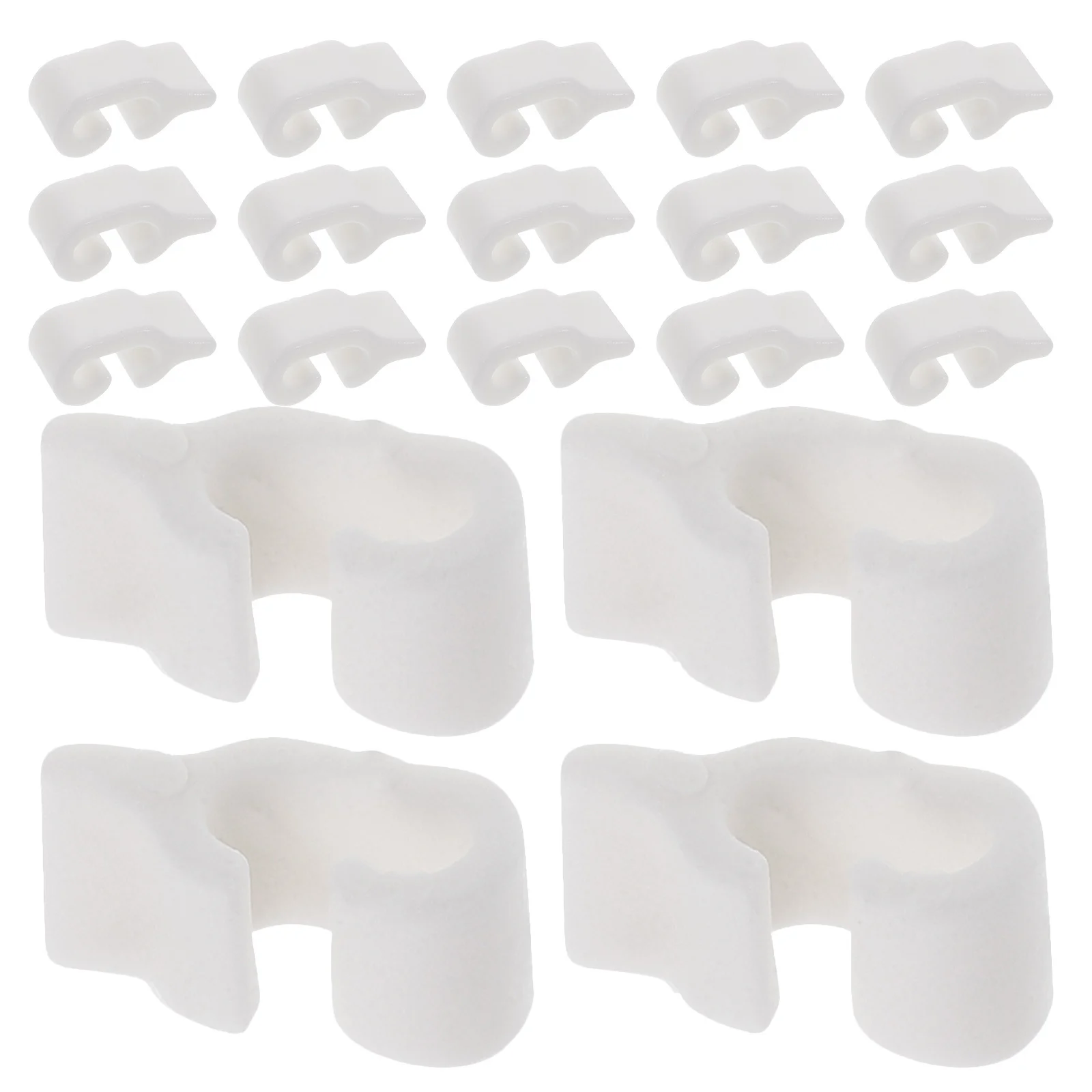 

80Pcs Universal Cage Connector Clips Plastic Cabinet Fasteners Wire Shelving Grid Connectors Storage Cube Grid Connectors Shoe