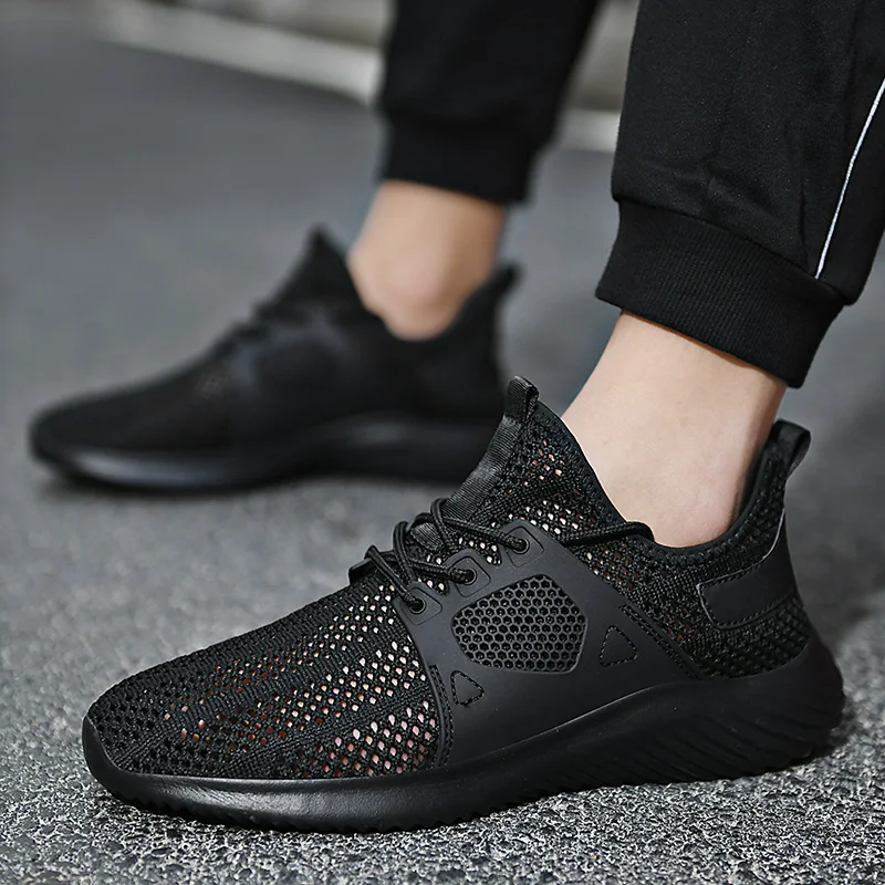 

Hot Sale Men Sneakers Mesh Breathable Shoes Man Loafers Slip on Male Casual Shoes Mens Tennis Shoes Trainer Zapatillas Hombre