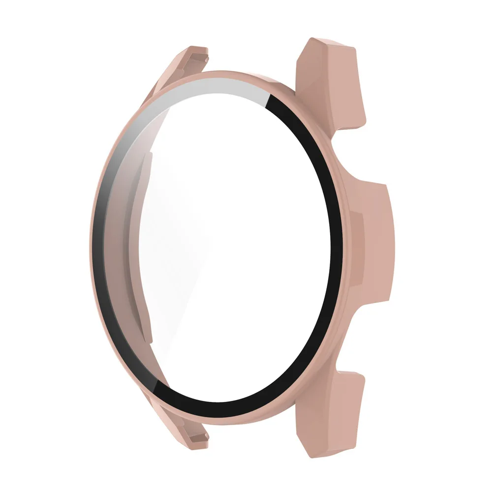 Full Tempered Glass Screen Protector para Huawei Watch, estojo protetor, Shell duro, Frame, PC, GT3, 46mm, 42mm