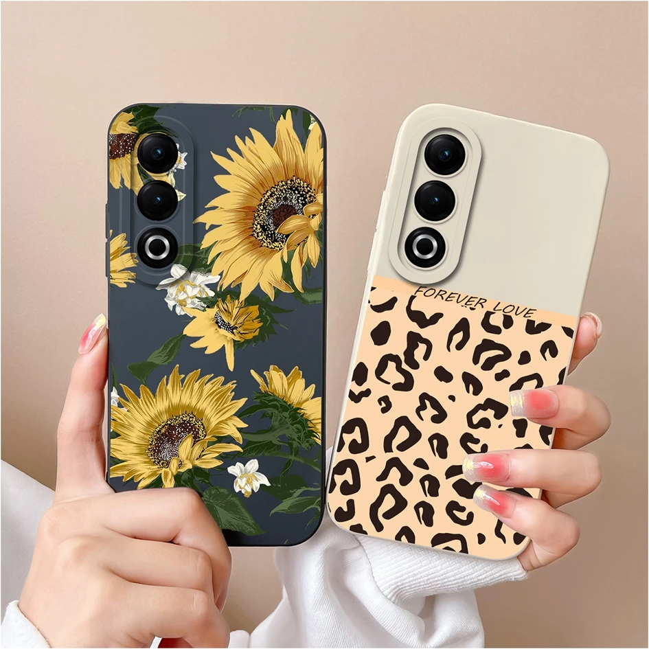 Fancy Sunflowers Case For itel S25 Ultra Cool Leopard Print Soft Silicone Super Shockproof For itel S 25 Phone Back Covers Funda