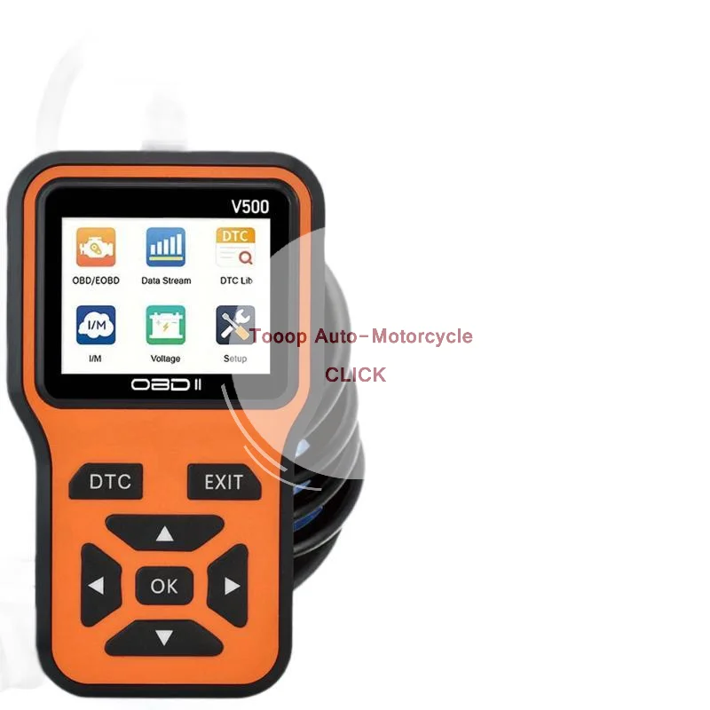 V500 OBD2 Car Diagnostic Scanner Color Screen Code Reader Professional ECU Health Check Tool for Most 12V Vehicles