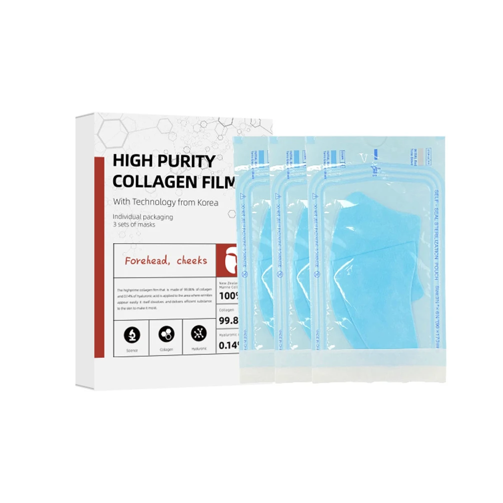 Private Labe Soluble Mask Custom Logo Hydrolyzed Collagen Filler Sheet Face-mask Moisturizing Anti-wrinkle Makeup All Skin Types