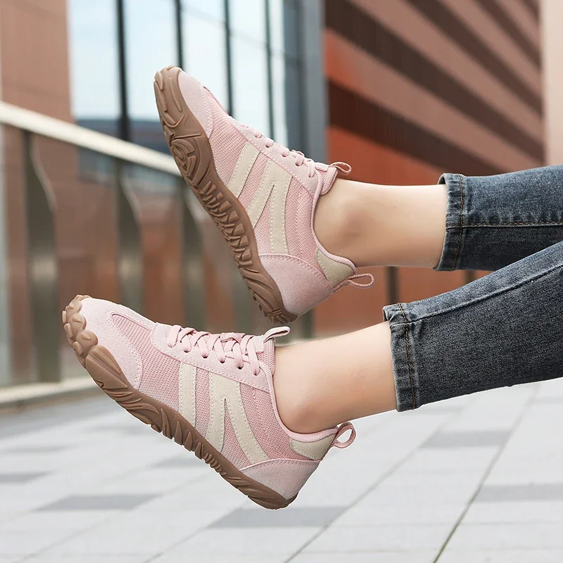 2026 Summer New Barefoot Wide Toe Sneakers Mens Womens Minimalist Traning Shoes Retro Outdoor Breathable Non-slip Walking Shoes image 5