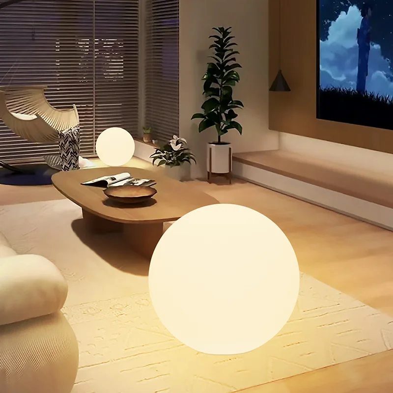 Intelligent furniture APP control ball floor lamp living room floor lamp bedroom decoration bedside lamp study attic floor stand