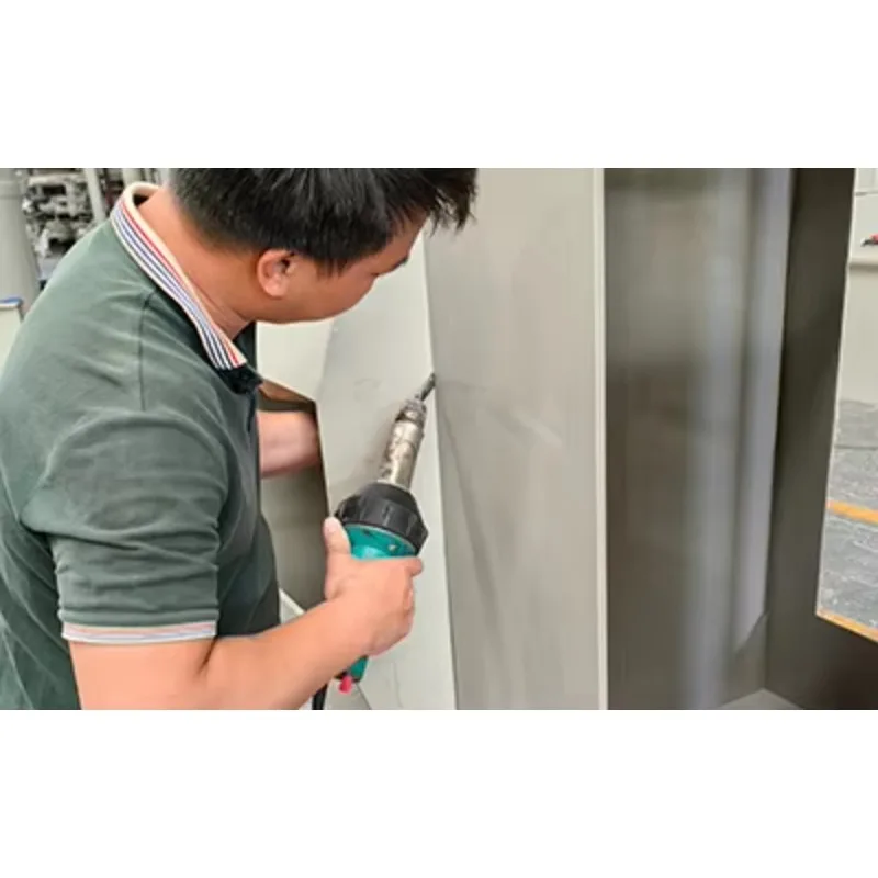 

1600w Heat Gun Kits Hot Air Gun with Welding Nozzles Pvc Tpo Roof Membrane Hand Plastic Welder Tool