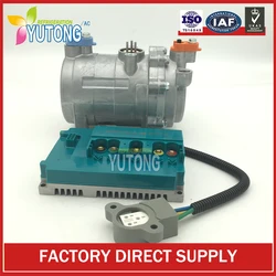 R134A Universal 24V Electric Compressor for A/C Auto Air Conditioning System Compressor for Car Truck Camper Tractor AC Aircon 2