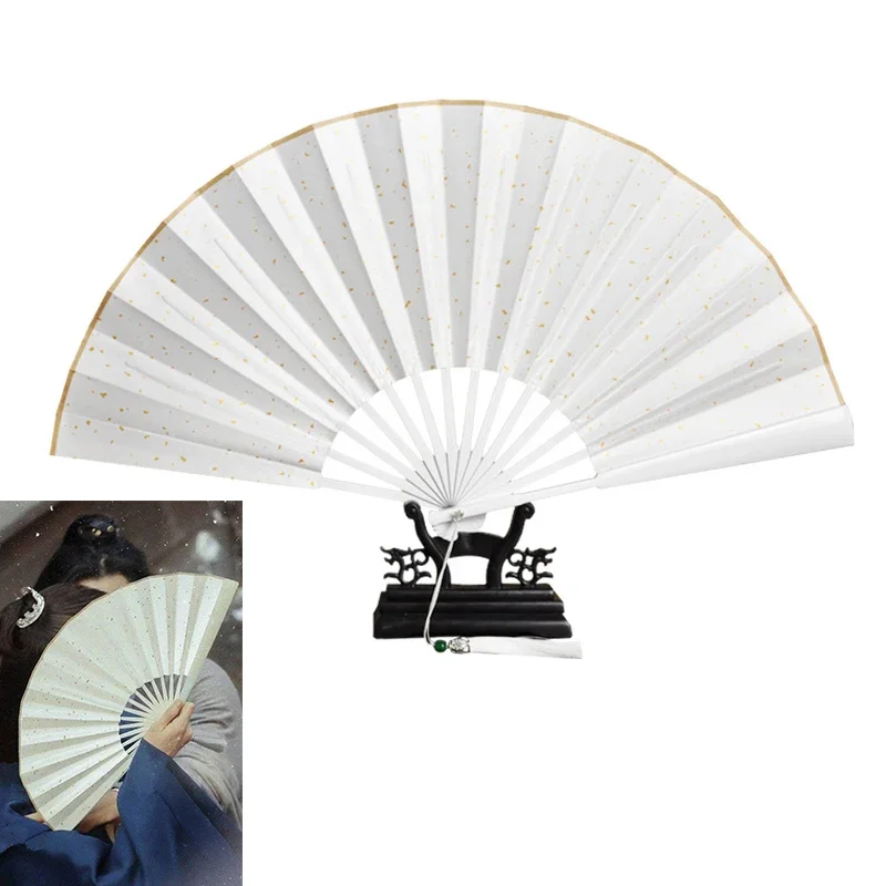 Become Of Honor Wen Ke Xing Cosplay Prop Fan Zhou Zishu Folding Fans Shan He Ling Tian Ya Ke Hairpin Hair Accessory