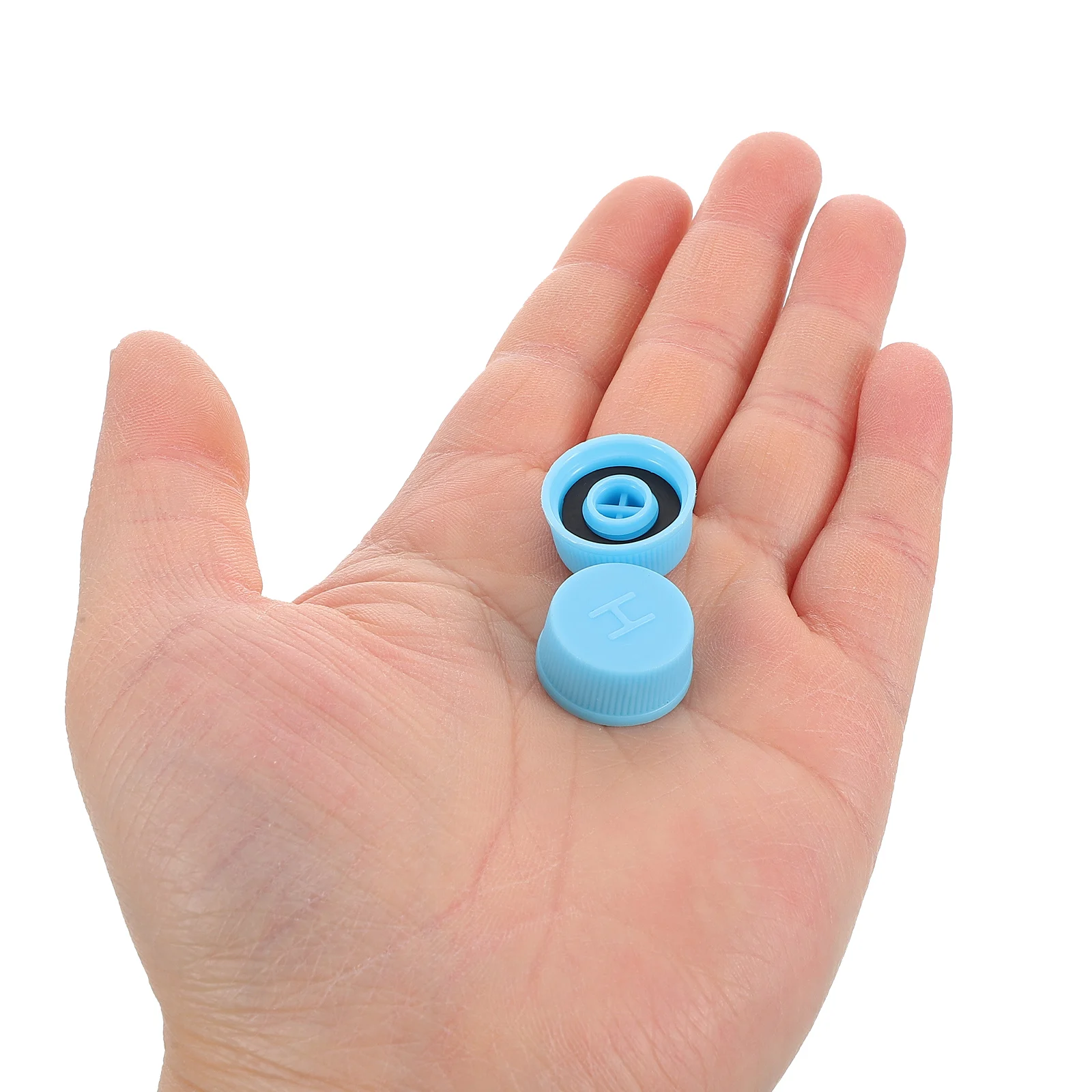 

10pcs Air Conditioning Valve Core Cap Sturdy Material Protective Leakproof Car Refrigerant Port Universal Fit Easy