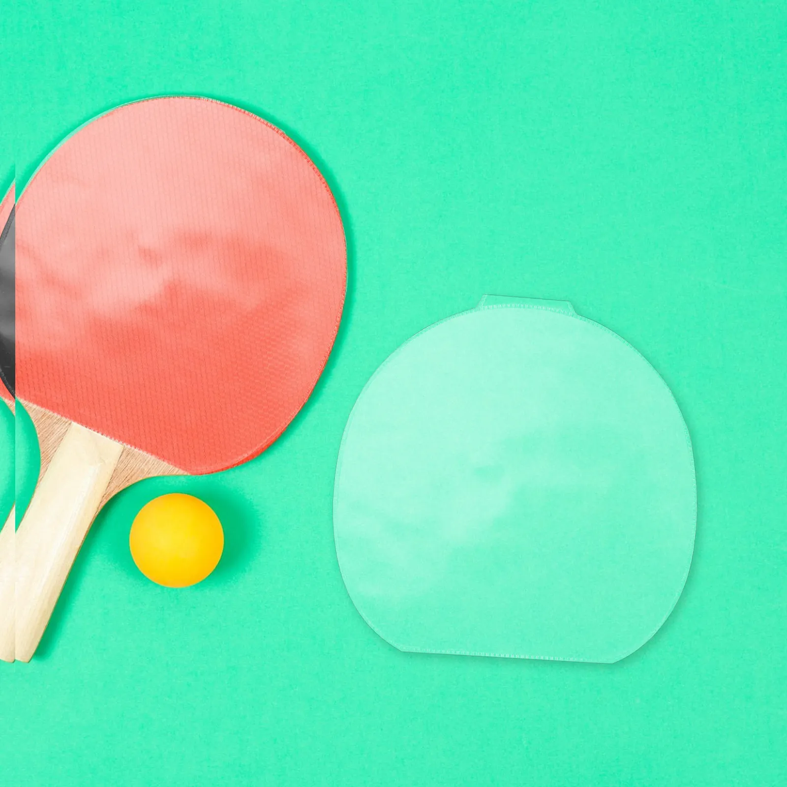 

5Pcs Portable Table Tennis Paddle Film Cover High Grade PVC Double Sided Protection for Racket Surface Anti Scratch Training