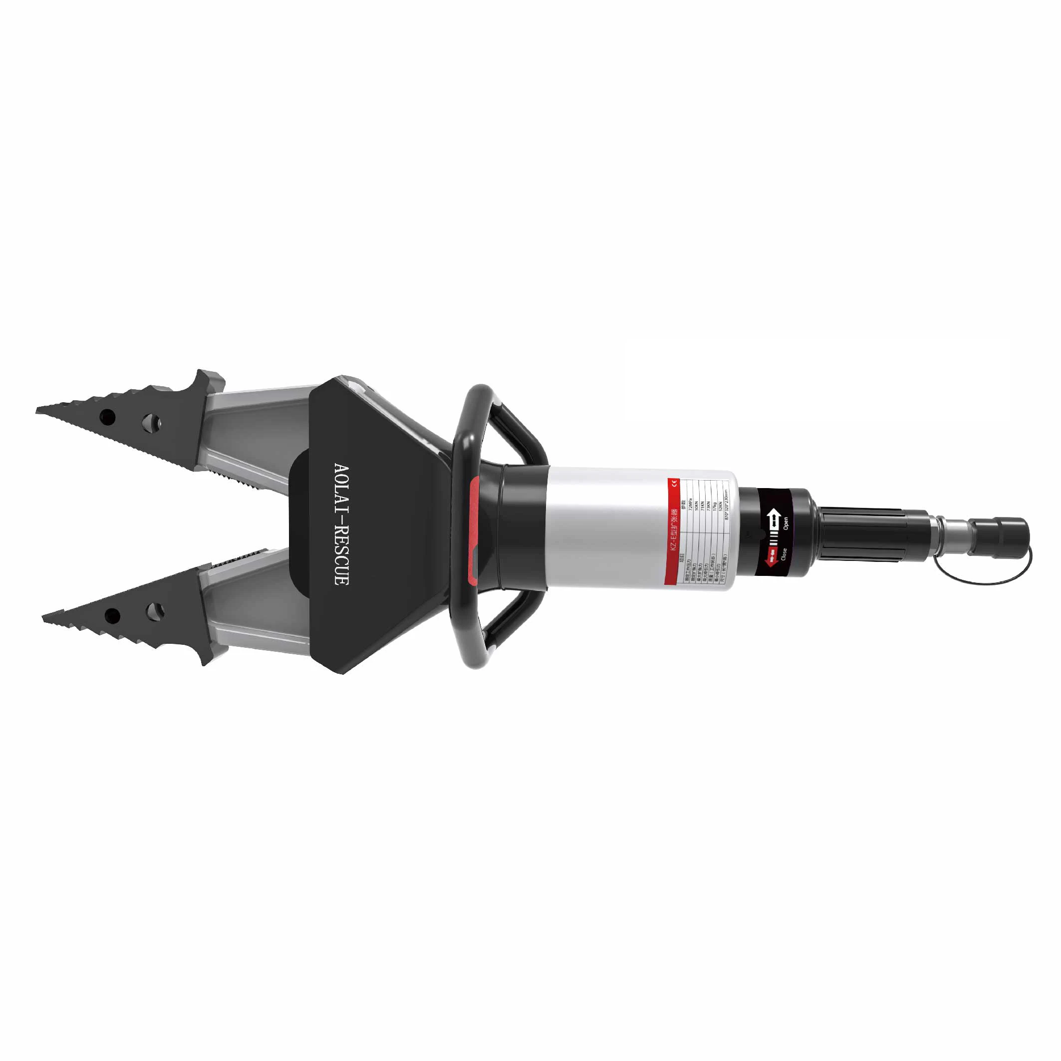 Lightweight spreader cutter tool for breaking rescue