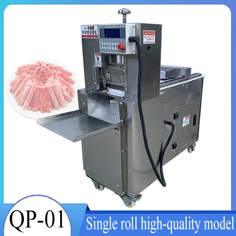 

High Quality CNC Cutting Mutton Beef Roll Slicer Machine Cut All Kinds Of Rolls Frozen Meat Slicer Maker