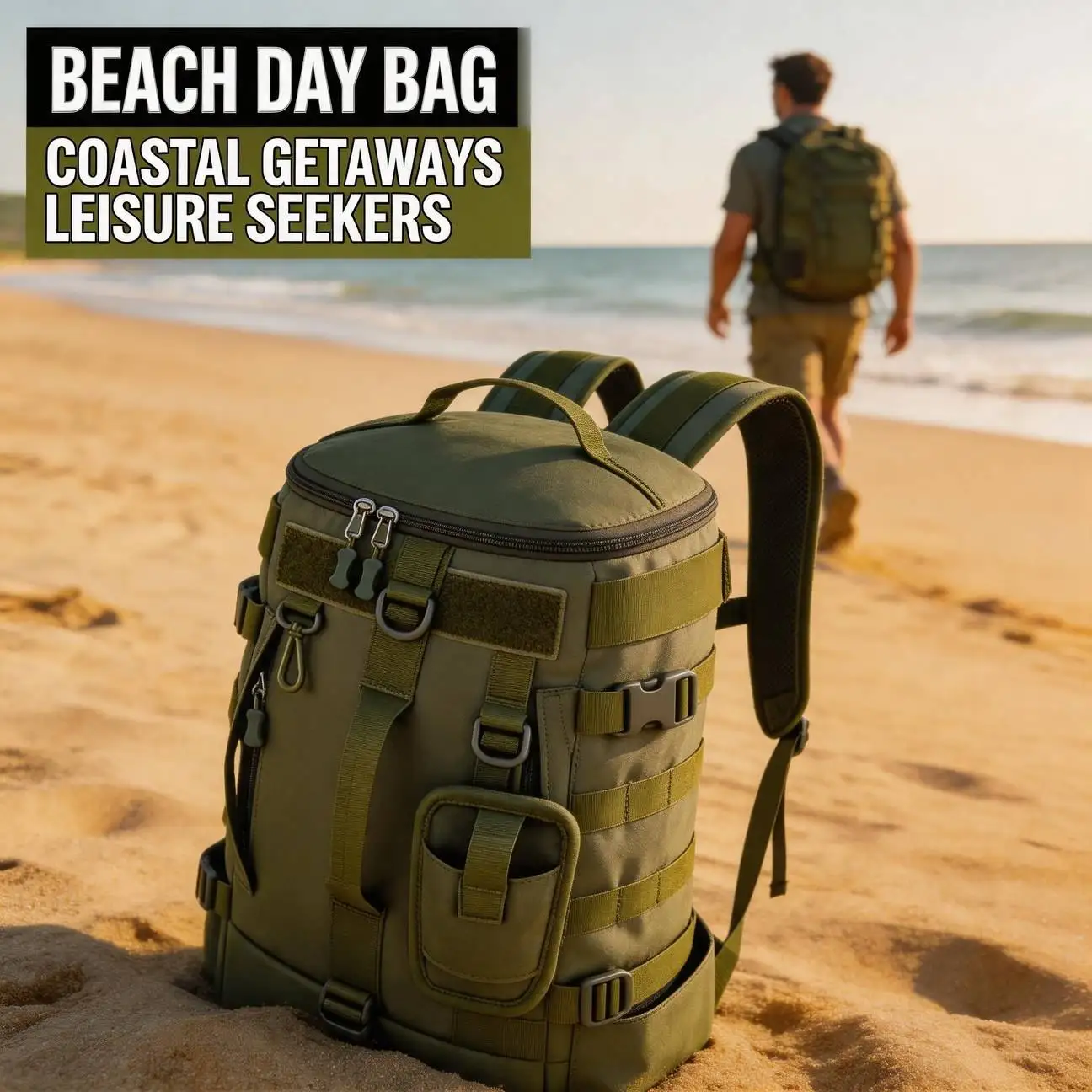 Multifunctional Lure Fishing Backpack With Knife Hanging Bag Comfortable Handle