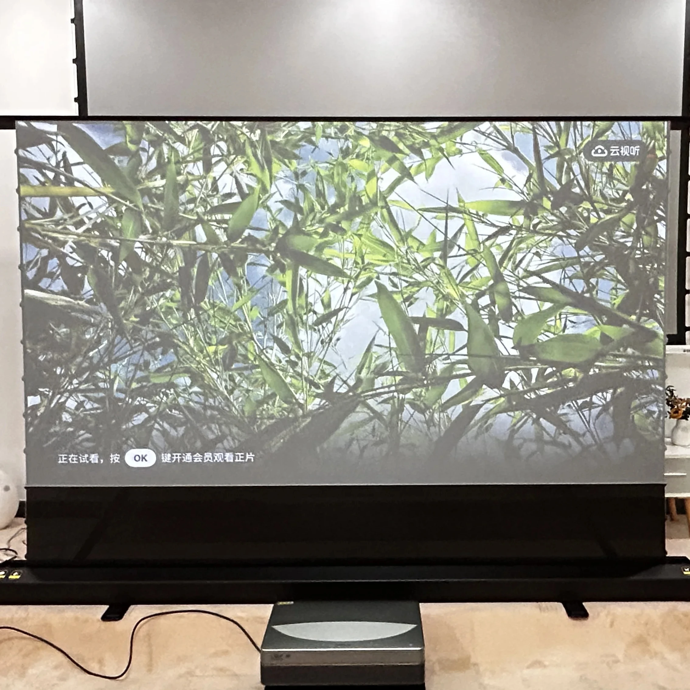 

72/100/120inch ALR Gray Crystal Electrical Floor Rising Projection Screen Motorized for 4K Floor Up Electric projector Screen