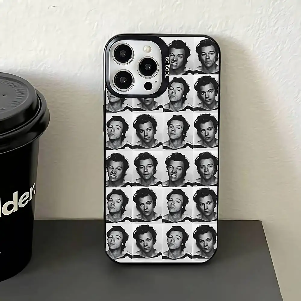 HaRRy Styles-S Music  Phone Case For iPhone 17,16,15,14,13,12,11,Pro,Max,Plus,E,Air,Mini Black Tpu Cover