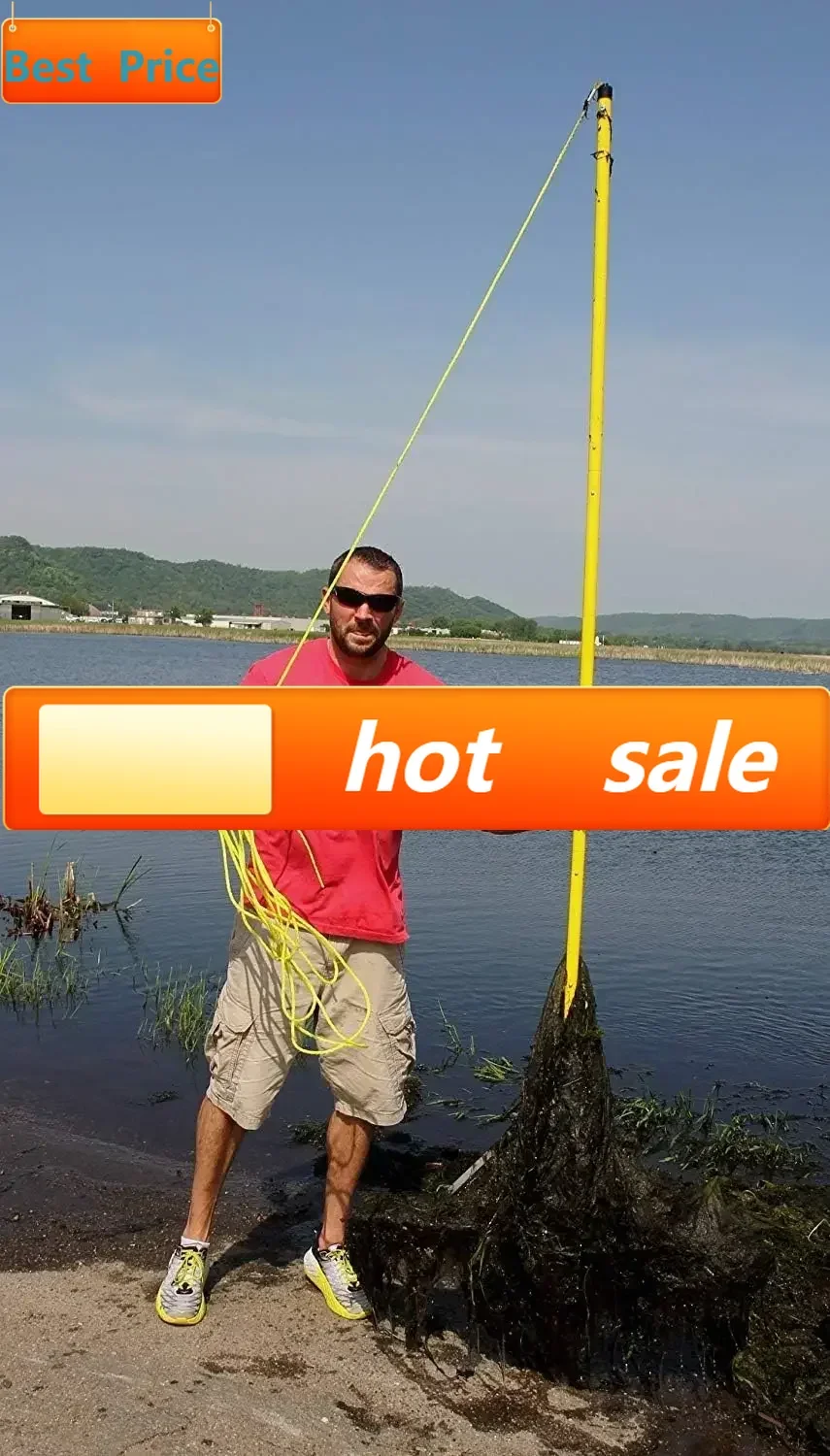 

Хит продаж: Сверхпрочный складной алюминиевый грабли для удаления сорняков, листьев и плавающего мусора с озер, берегов и пляжей, для ландшафтного дизайна.