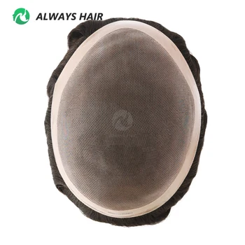 Dura Mono C- Toupee עבור גברים Fine Mono Men Toupee שיער אנושי הודי פרוטזה קפילרית לגברים
