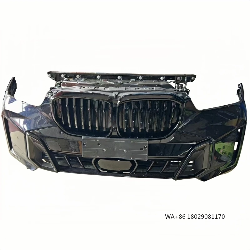 

Высококачественный пластик ABS для X5 G05G18 LCI MT Комплект переднего и заднего бампера Противотуманные фары Выхлопные выхлопные вырезы Правое нижнее положение Новый б/у