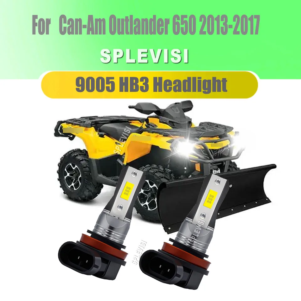 

9005 HB3 6000K LED 45W Motorcycle Headlight Enhanced Safety with Better Light For Can-Am Outlander 650 2013 2014 2015 2016 2017