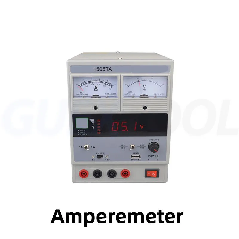 

Mobile Phone Repair Power Supply UD-1505TA 15V 5A Adjustable DC Stabilized Power Supply Digital Power Meter Wattmeter