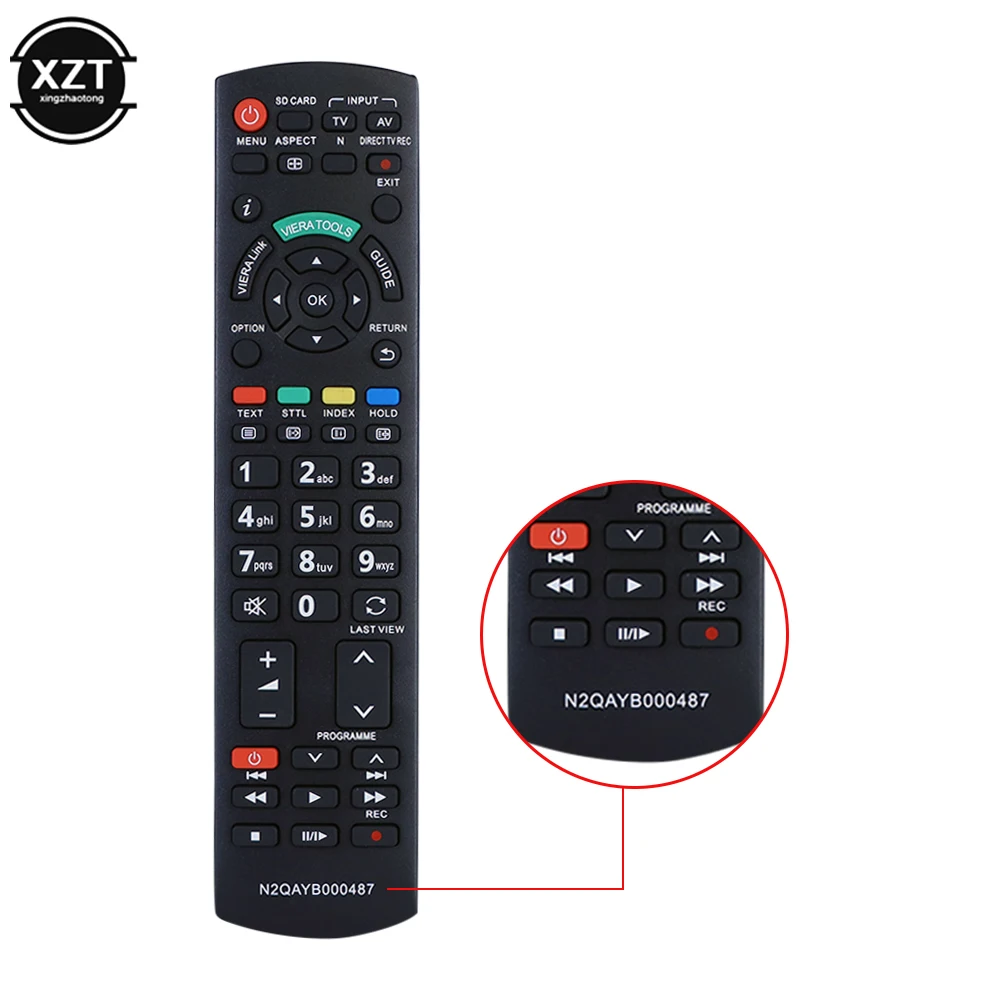 Newest TV Remote Control Replacement for Panasonic LCD/LED/HD TV N2QAYB000487 EUR-7628030 EUR-7651030A Smart Remote Control