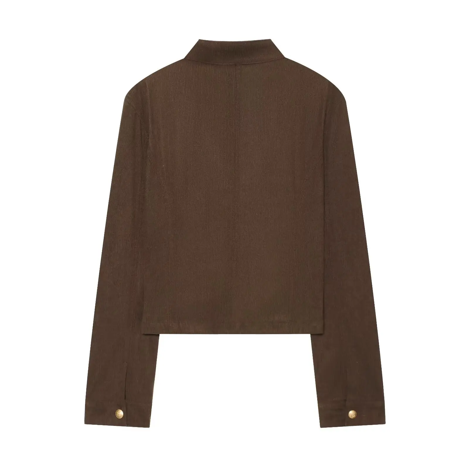 Damen Napoleon Hofstil Retro-Jacken Herbst Damen Kurze Doppelreihige Langarm-Mäntel Damen Freizeitjacken Oberbekleidung – Detail 3