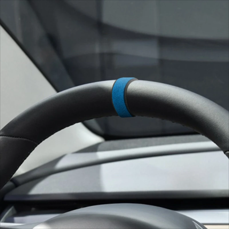 Steering Wheel Center Marker Sticker for Tesla Model 3 Y Car Universal Steering Wheel Sign Decorative Sticker for BMW Audi Benz