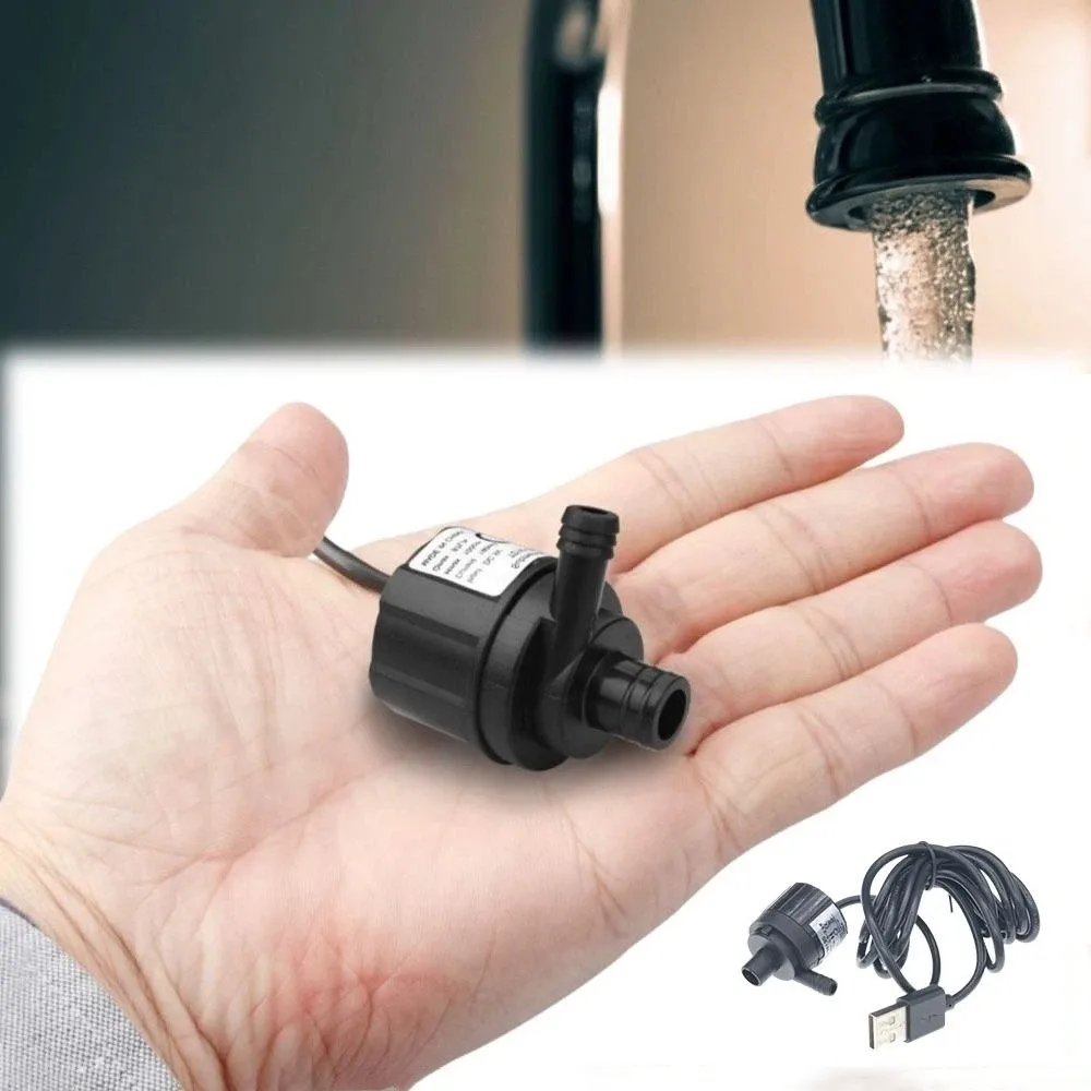 

Brushless Motor Water Pump Ceramic Shaft Energy Efficient Aquarium Pump Silent Operation Amphibious Design for 2w/0.5w