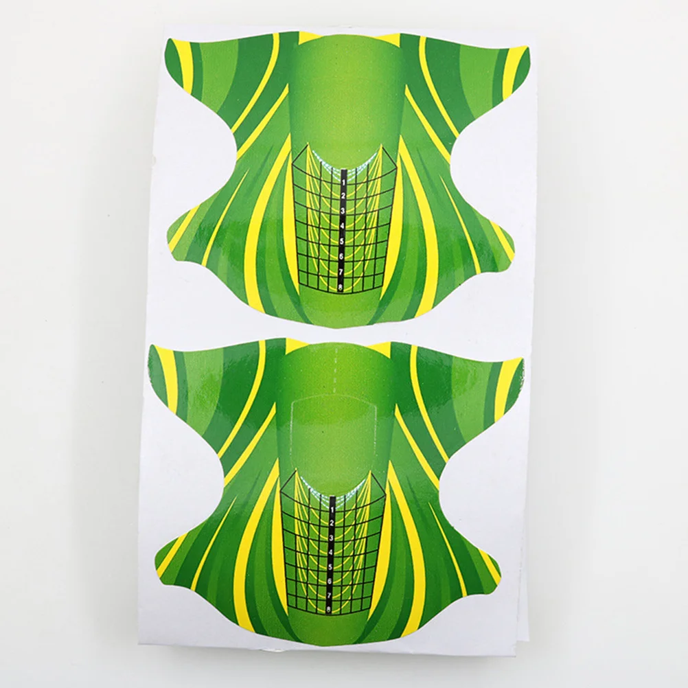 

100 шт., держатель для бумаги в форме ультрафиолета, аксессуары для салона, художественные аксессуары для начинающих, руководство по дизайну ногтей, инструмент, аксессуары для ногтей