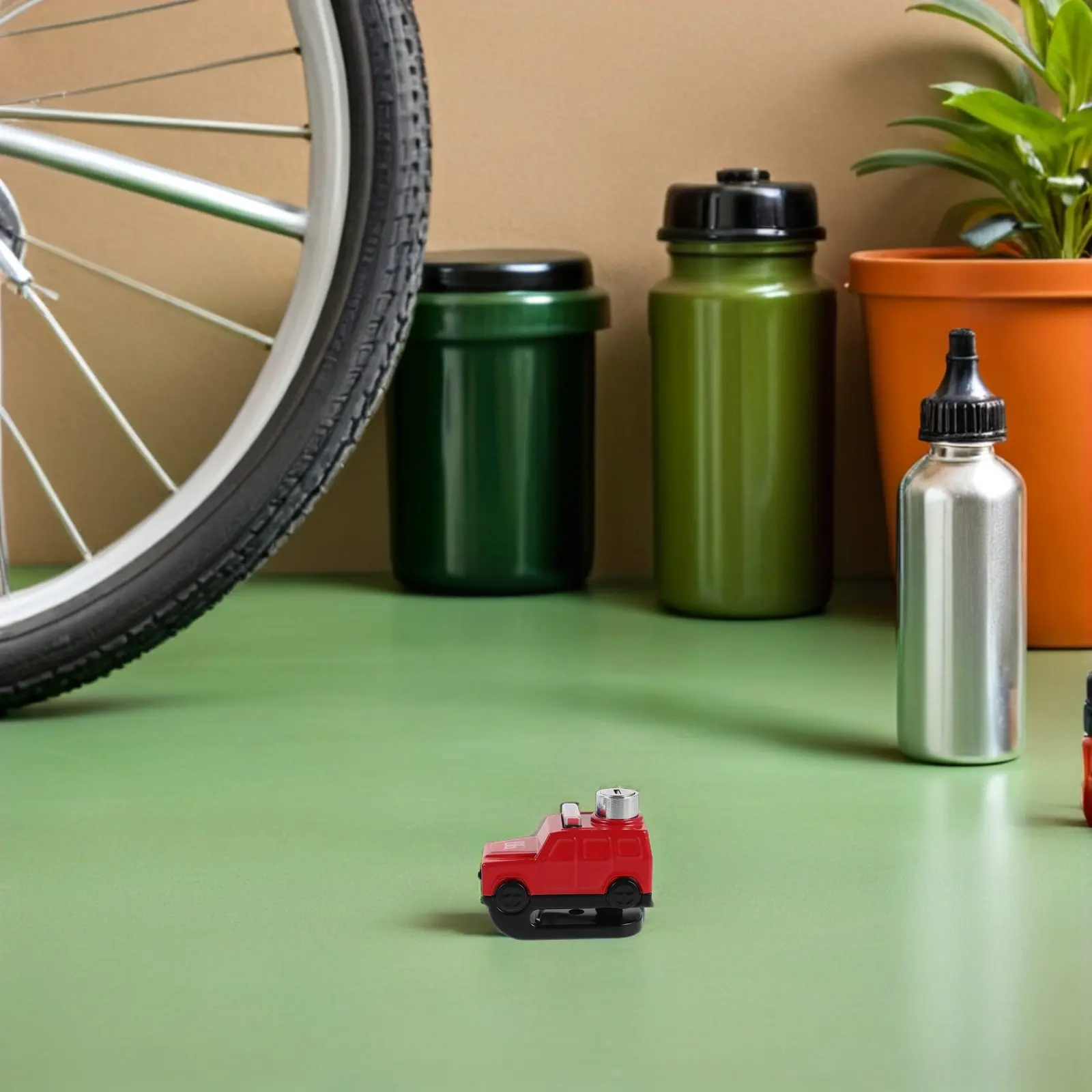 

Rechargeable Car Style Lock - 110Db Loud Alarming Disc Brake Lock for Bicycle Motorcycle Outdoor Night Parking Safety