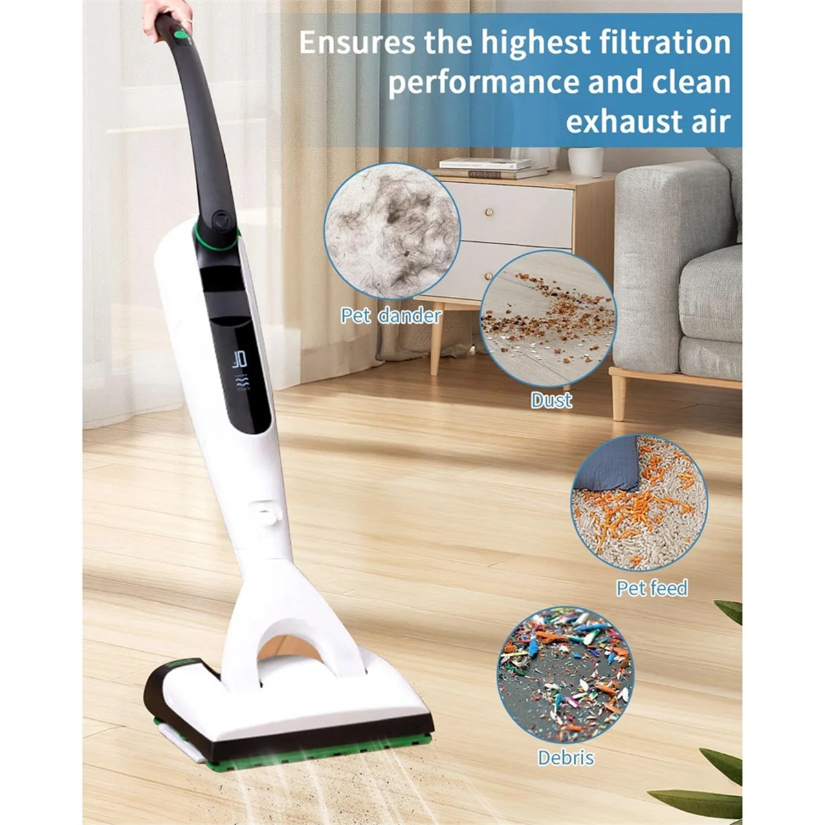أكياس المكنسة الكهربائية لـ Vorwerk Kobold VK7، VK7S، FP7، FP7S مع 3 قطع غيار لمرشحات حماية المحرك