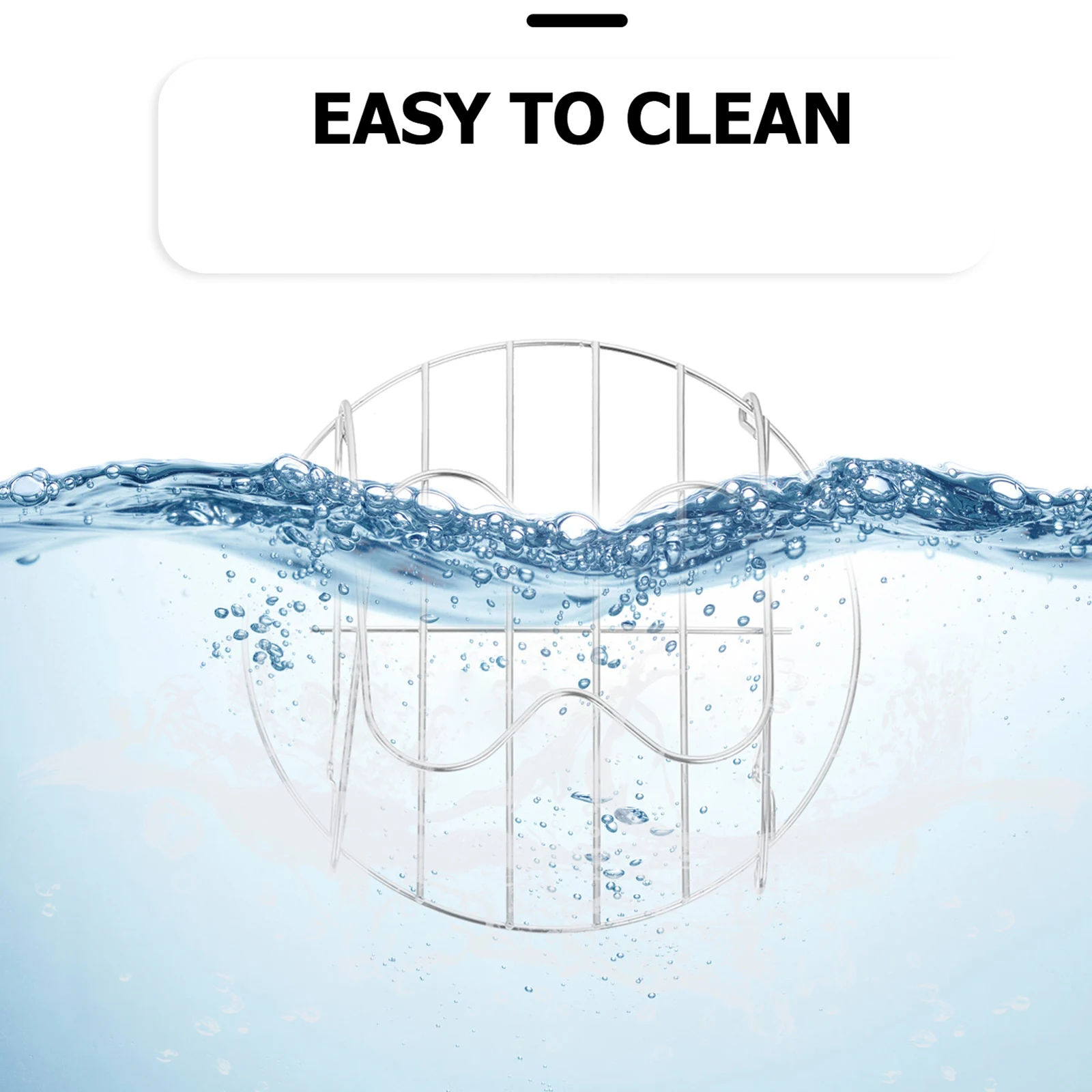 

2Pcs Steaming Shelf Multipurpose Stainless Steel Kitchen Supplies Reliable Stable for Steaming Heating Food in Pots