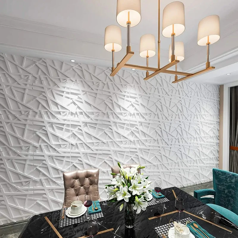 12pcs 30cm 3D textured wall panel 3D wall sticker Wood grain wall decor, suitable for living room, hall, bedroom, hotel, office