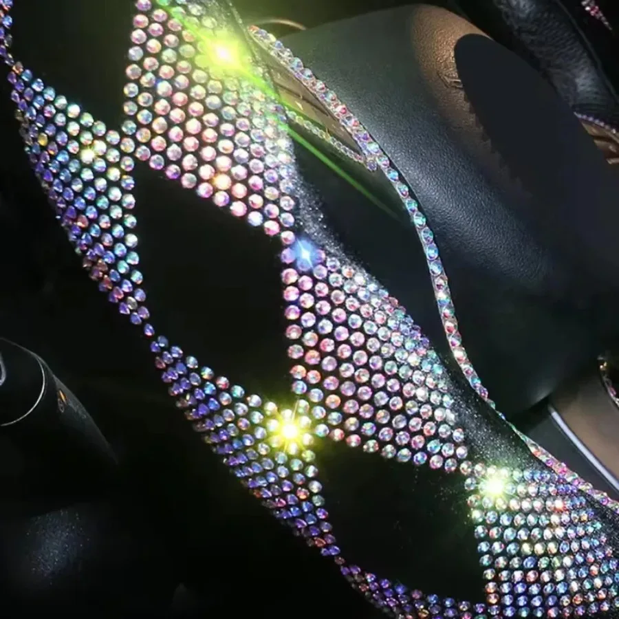 Steering Wheel Cover Pro - Diamond Embossed & Heat-Fix Application